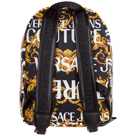 versace jeans couture rucksack schwarz|versace jeans men's backpack.